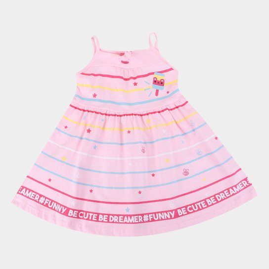 Vestido Infantil Kamylus Dreamer - Rosa Claro