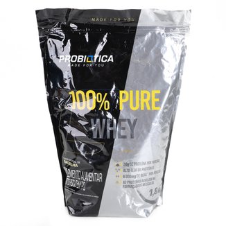 100% Pure Whey Probiótica Refil 1.8Kg