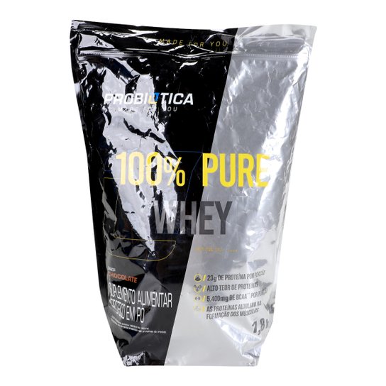 100% Pure Whey Probiótica Refil 1.8Kg - 