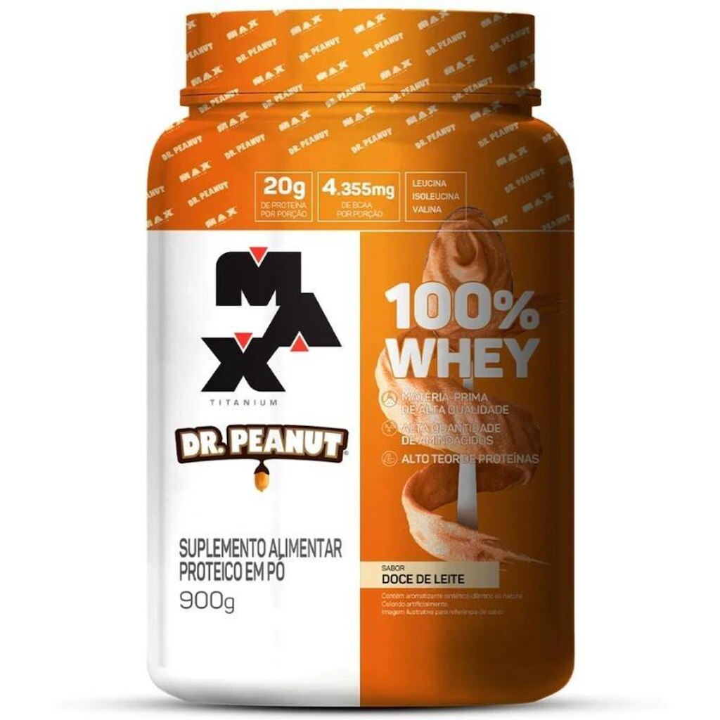 100% Whey Dr. Peanut (900g) - Max Titanium