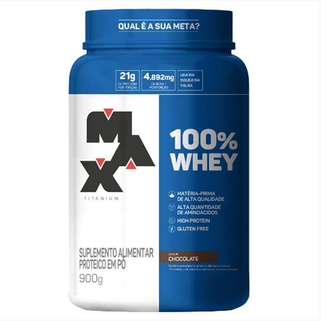100% WHEY PROTEIN (900G) MAX TITANIUM