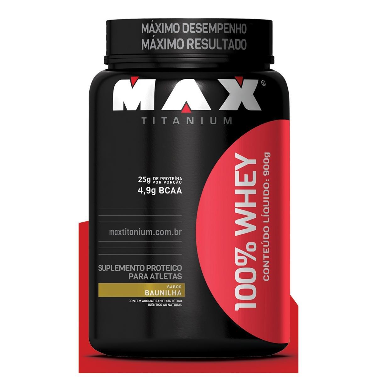 100% Whey Protein Max Titanium 900 g é ruim? 100% Whey Protein Max Titanium 900 g é boa?