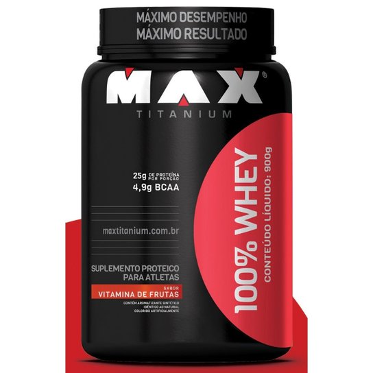100% Whey Protein Max Titanium 900 g -