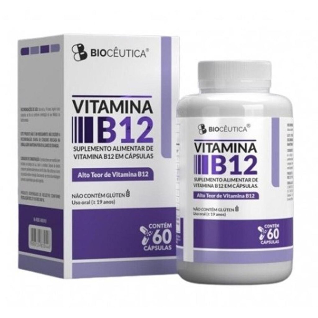 2x Vitamina B12 (Metilcobalamina) 120 Cápsulas - Biocêutica