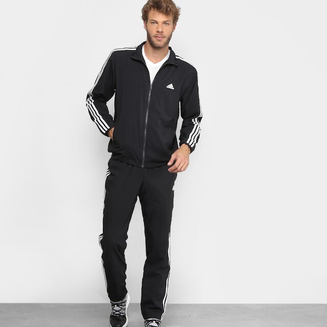 Agasalho Adidas Wv Light Masculino - Preto+Branco é boa?