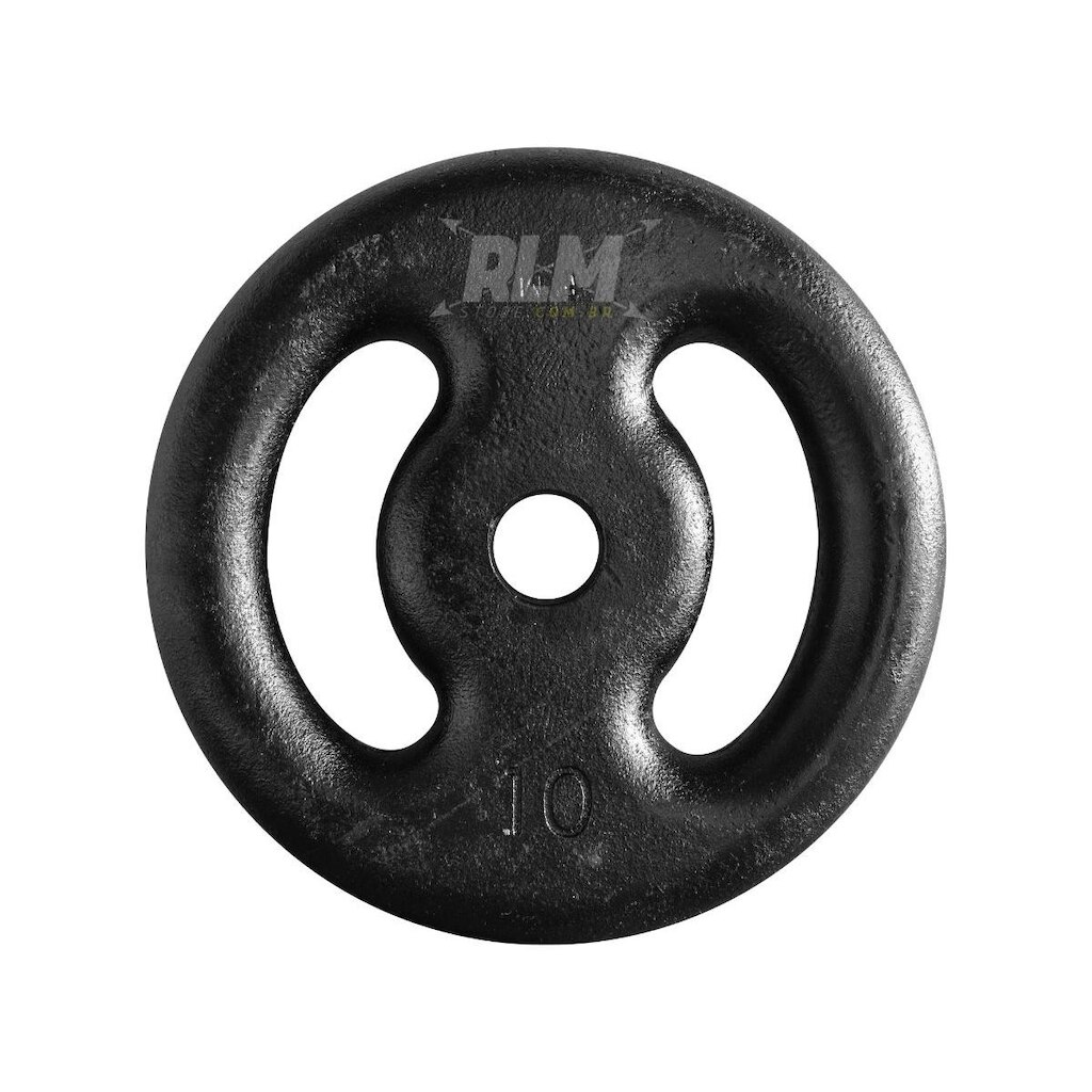 Anilha de Ferro Fundido Pintada - 10 Kg