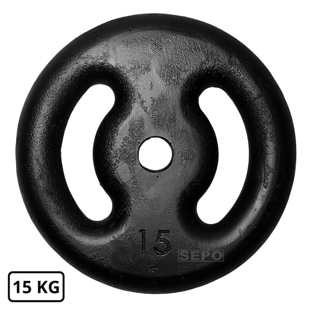 Anilha de Ferro Fundido Pintada - 15 Kg