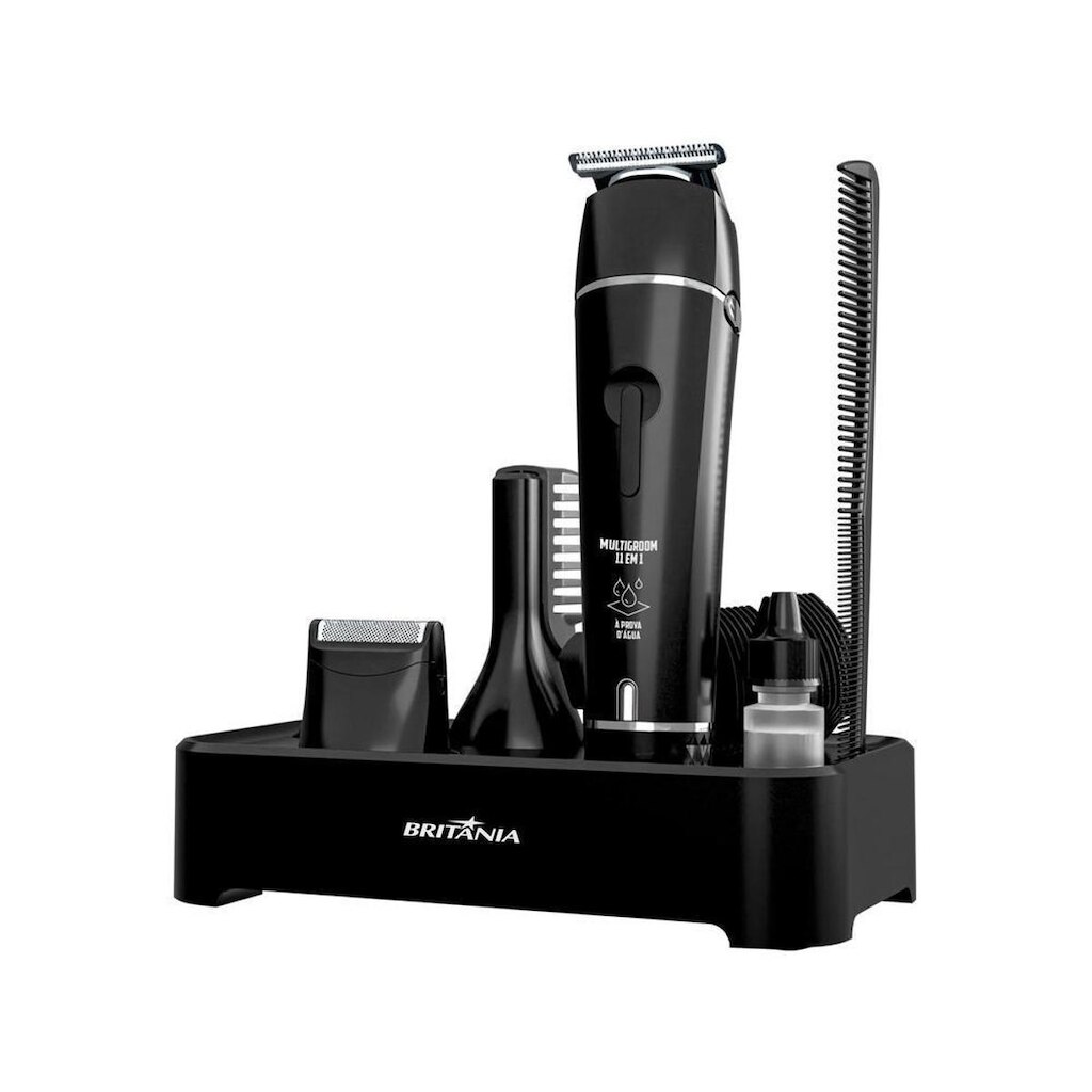 Aparador de Pelos Britânia Multigroom BAP23 11 em 1 com Acessórios