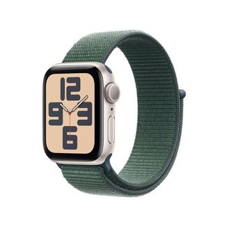 Apple Watch SE GPS + Cellular Caixa Estelar de Alumínio 44mm Pulseira Loop Esportiva Verde-lago