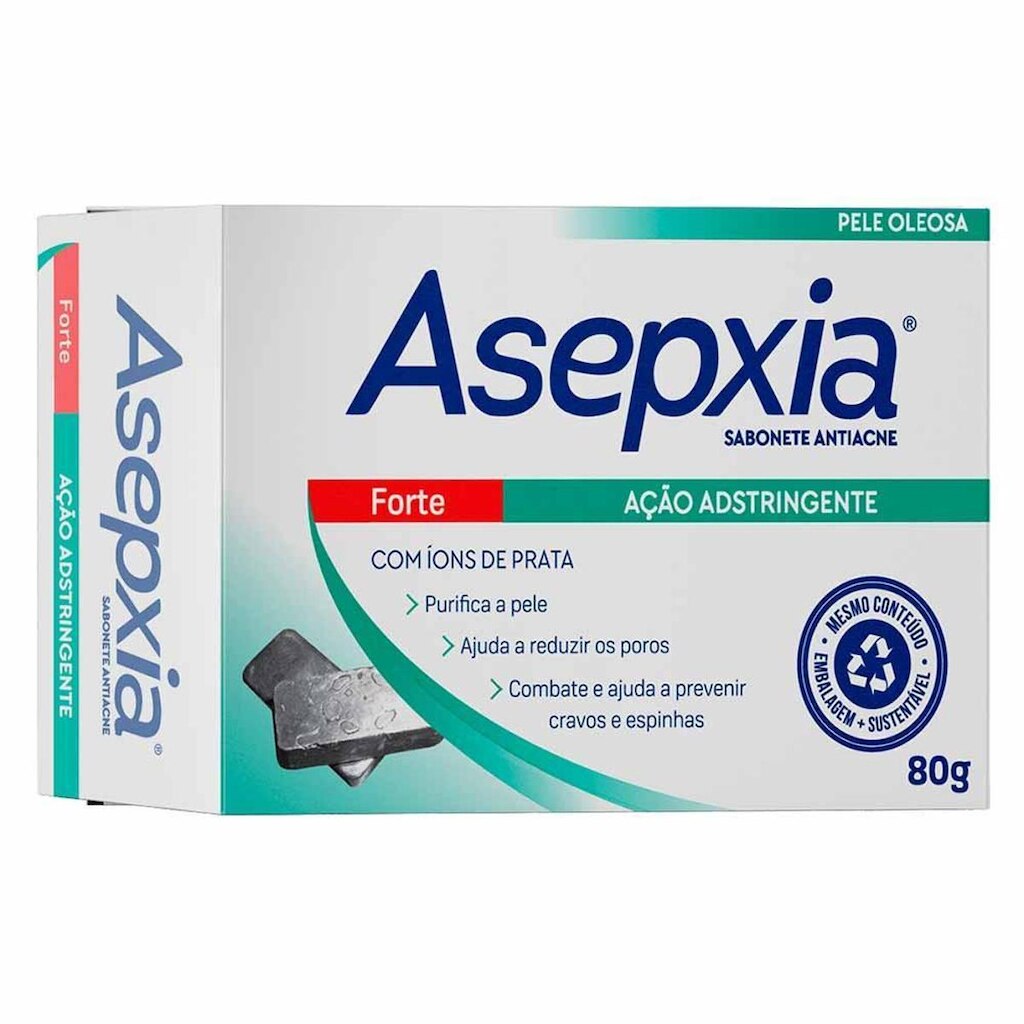 Asepxia Sabonete Facial Forte 80g
