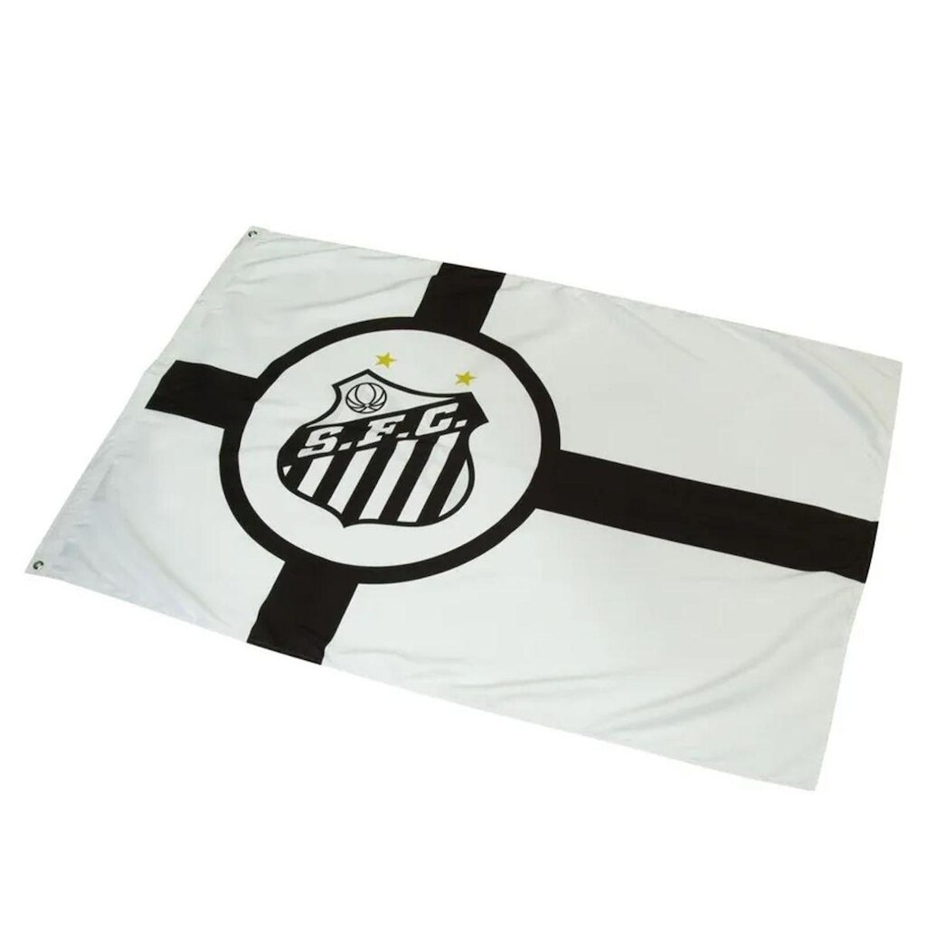 Bandeira Santos Oficial Torcedor Estampada Um Lado 126x86cm
