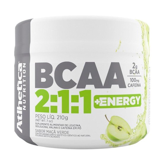 BCAA 2:1:1 + Energy 210G - Atlhetica Nutrition - 