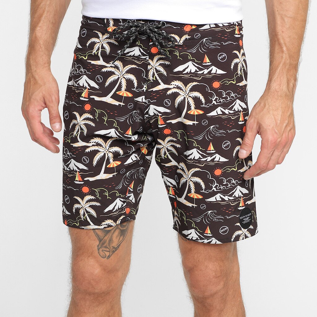 Bermuda D'Água South To South Coqueiro Masculina