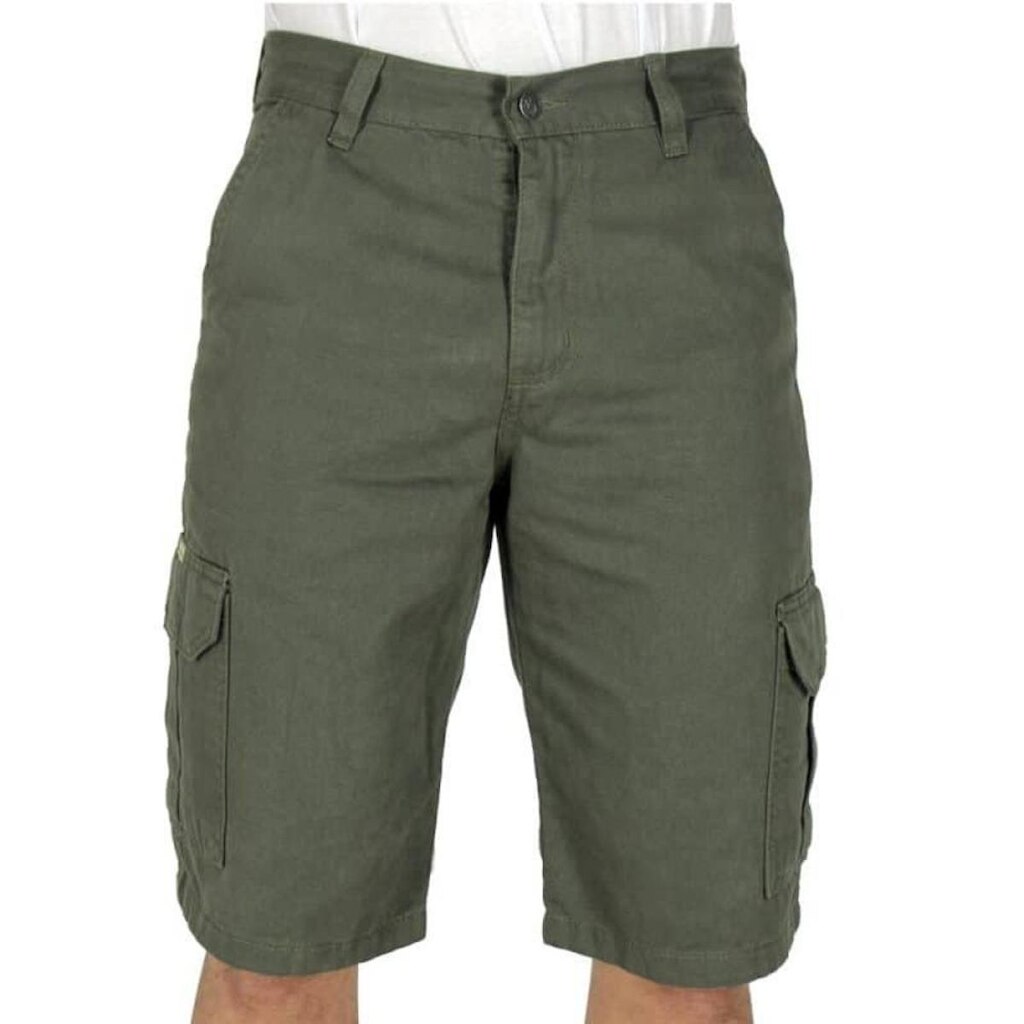 Bermuda De Sarja R7Jeans Masculina Modelo Cargo 100% Algodão