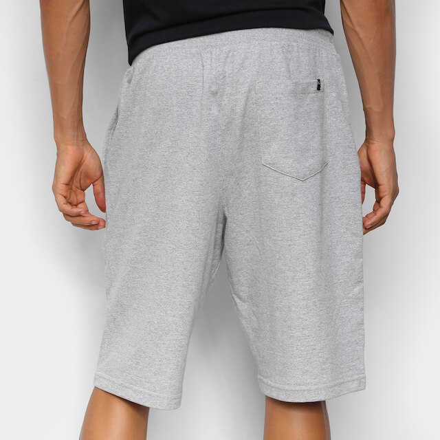 Bermuda Everlast Moletom Logo Masculina