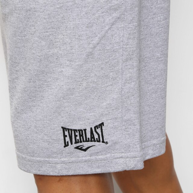 Bermuda Everlast Moletom Logo Masculina