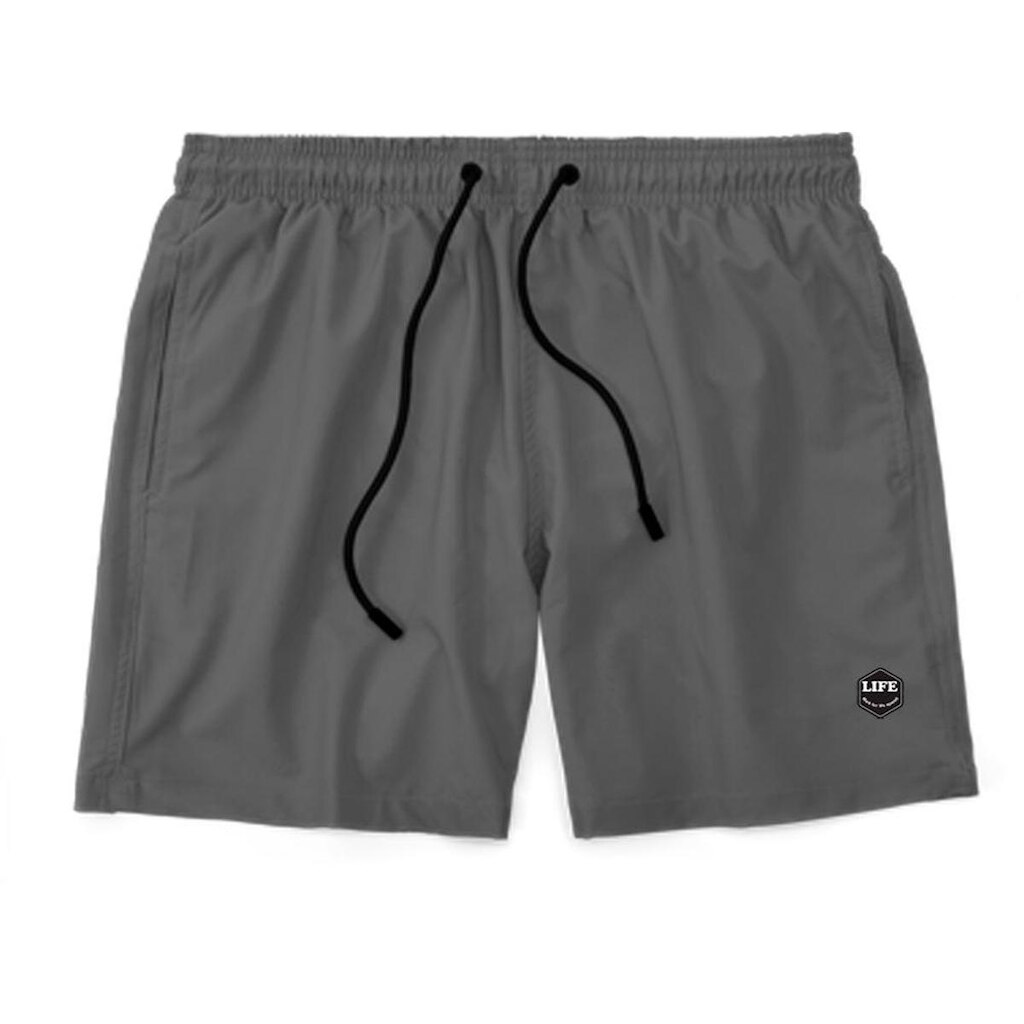 Bermuda Life Lisa Short Liso Masculino Básico Mauricinho Tactel