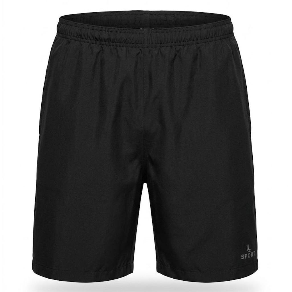 Bermuda Lupo Budapeste com Bolso Masculina Preto