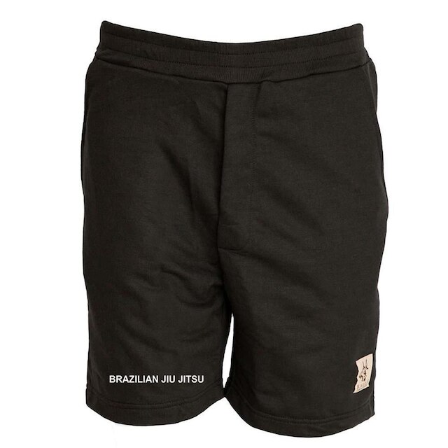 Bermuda Masculina Moletom Jiu Jitsu Academia Casual Treino