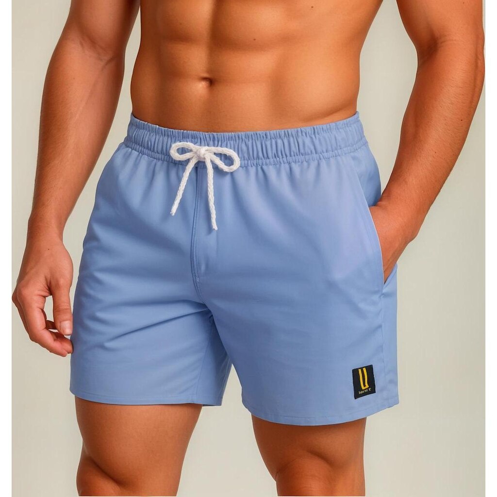 Bermuda Tactel Masculina Elastano Short Praia Academia Verão Premium