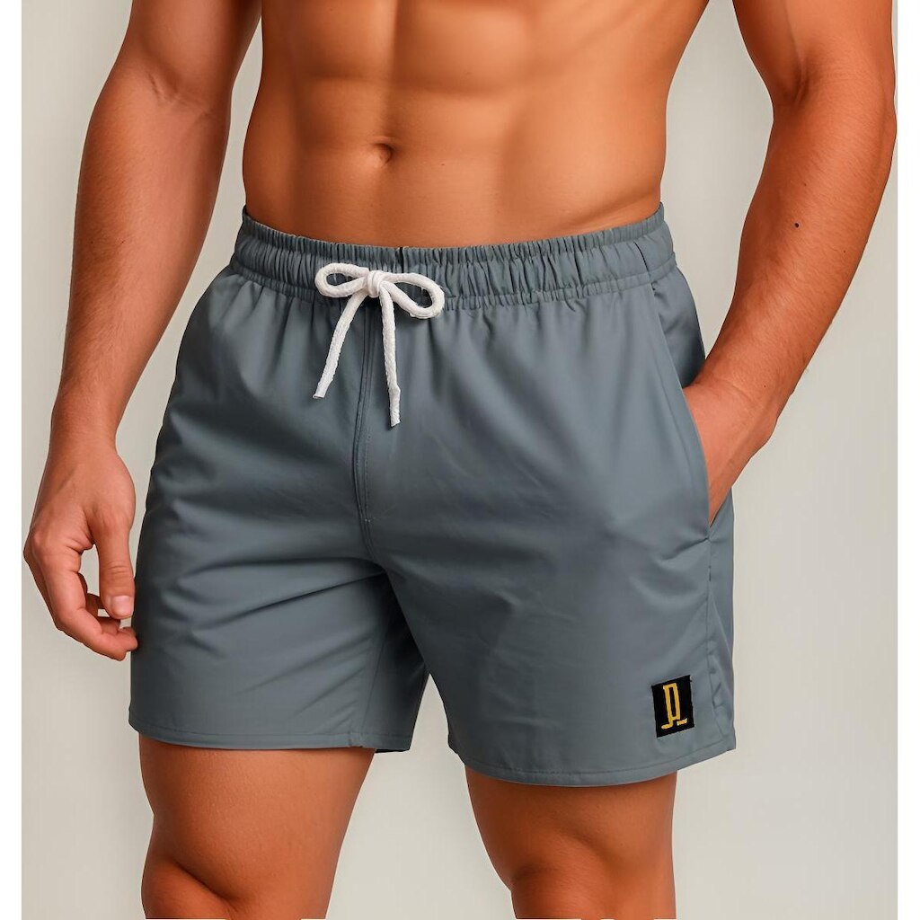 Bermuda Tactel Masculina Elastano Short Praia Academia Verão Premium