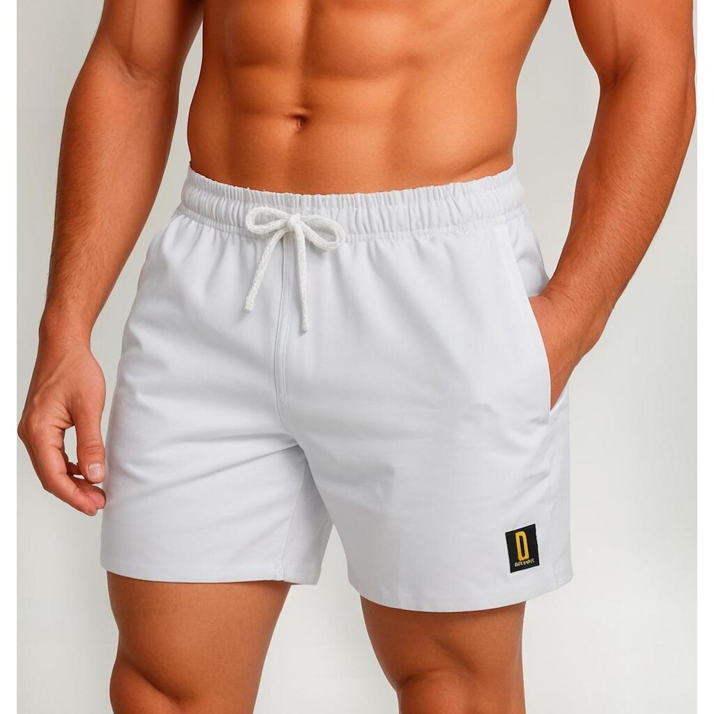 Bermuda Tactel Masculina Elastano Short Praia Academia Verão Premium
