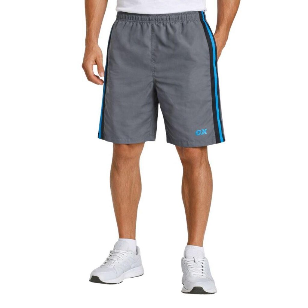 Bermuda Tactel OX SILVER com Bolsos Frente e Costa