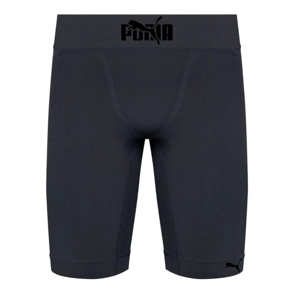 Bermuda Térmica Puma Long Boxer Masculina - Grafite EG