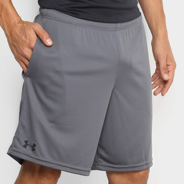 Bermuda Under Armour Mesh Sport Masculina - Chumbo+Preto é boa?