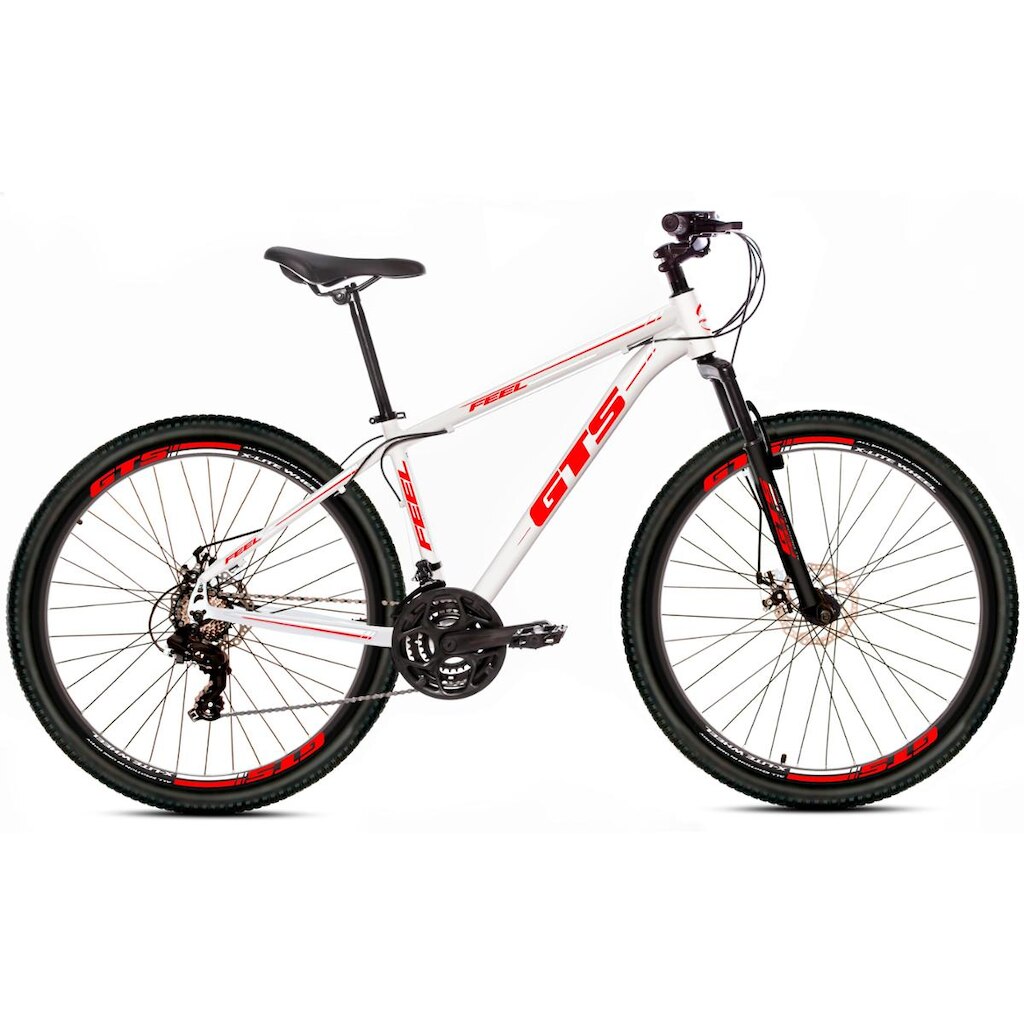 Bicicleta Alumínio Aro 29 Gts Feel Freio À Disco 21 Marchas