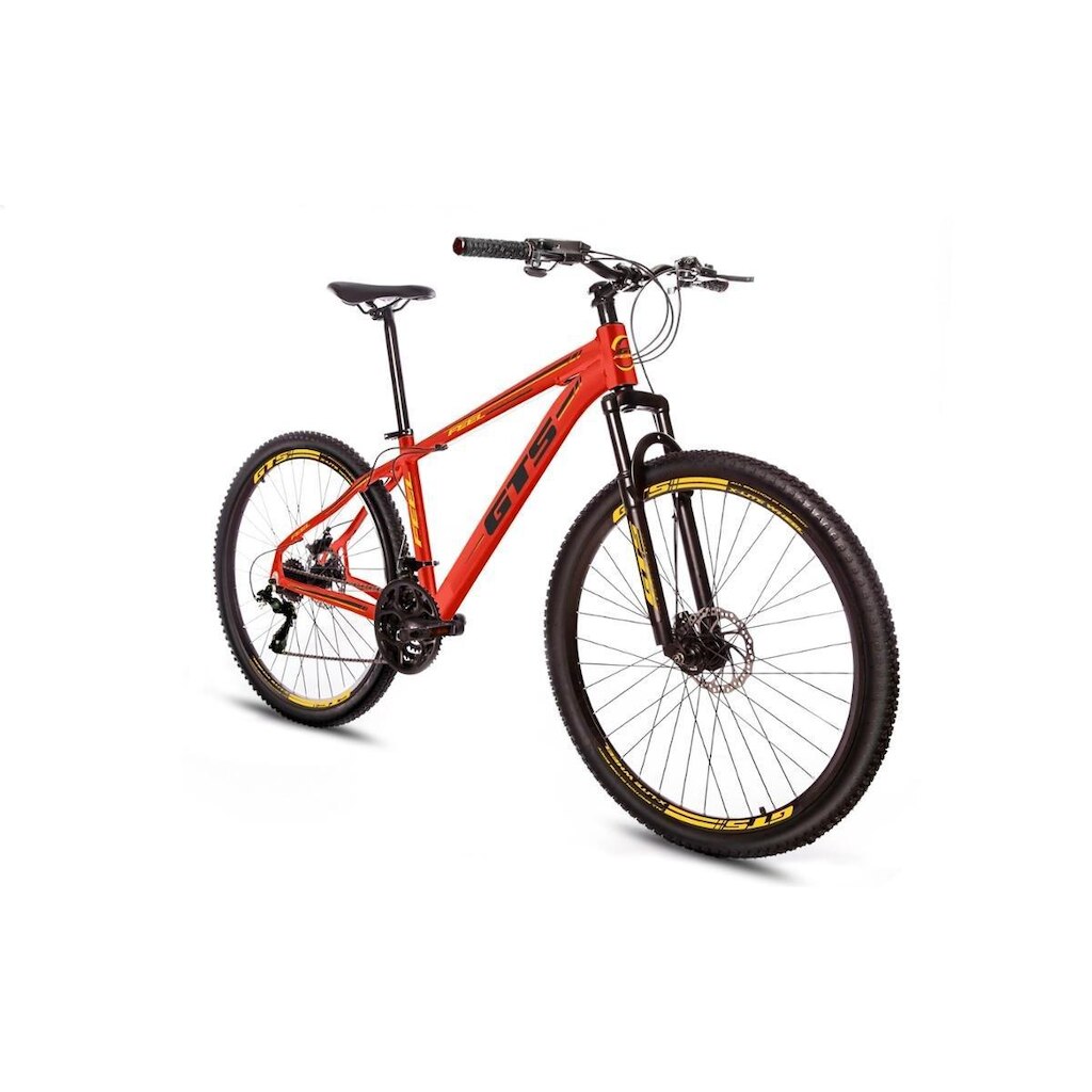 Bicicleta Alumínio Aro 29 Gts Feel Freio À Disco 21 Marchas