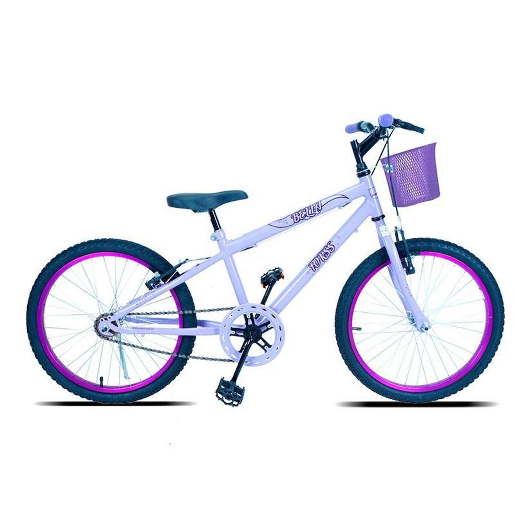 Bicicleta Aro 20 Forss Bella Com Cestinha