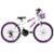 Bicicleta Aro 24 C/cestinha Forss Anny 18 Marchas - Branco