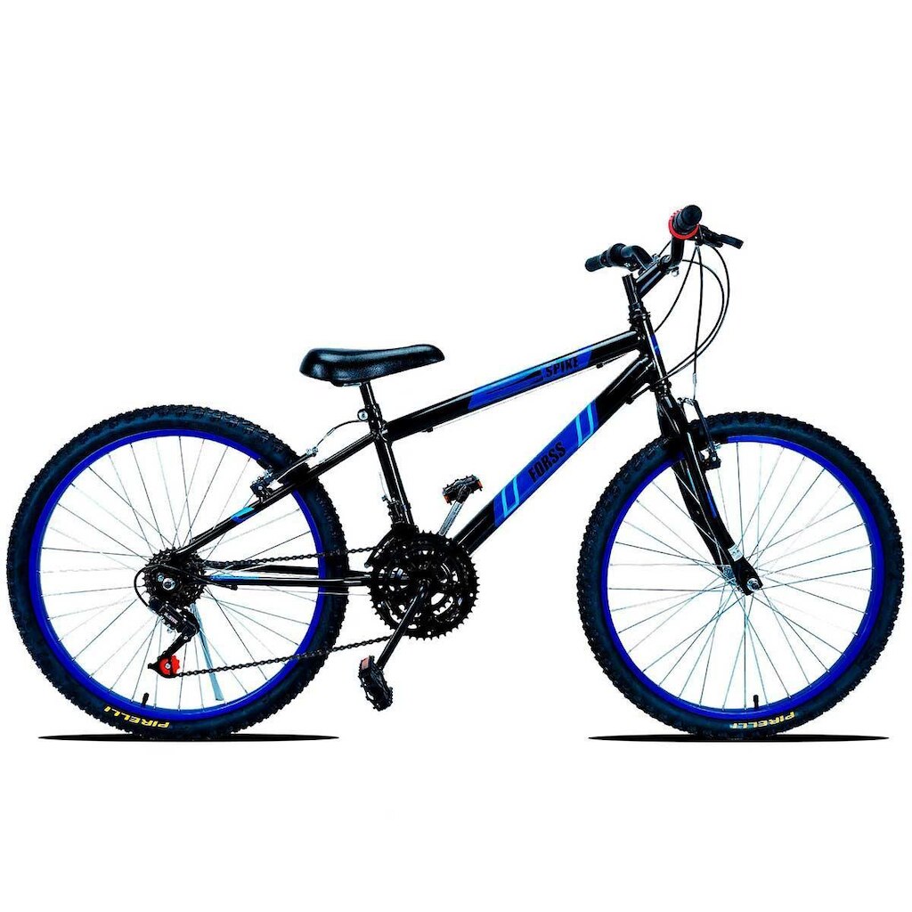 Bicicleta Aro 24 Urbana Forss Spike 18 Marchas Preta
