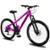 Bicicleta aro 26 Dropp Freeride Alumínio 21 Marchas Freios a disco supensão - Rosa+Preto