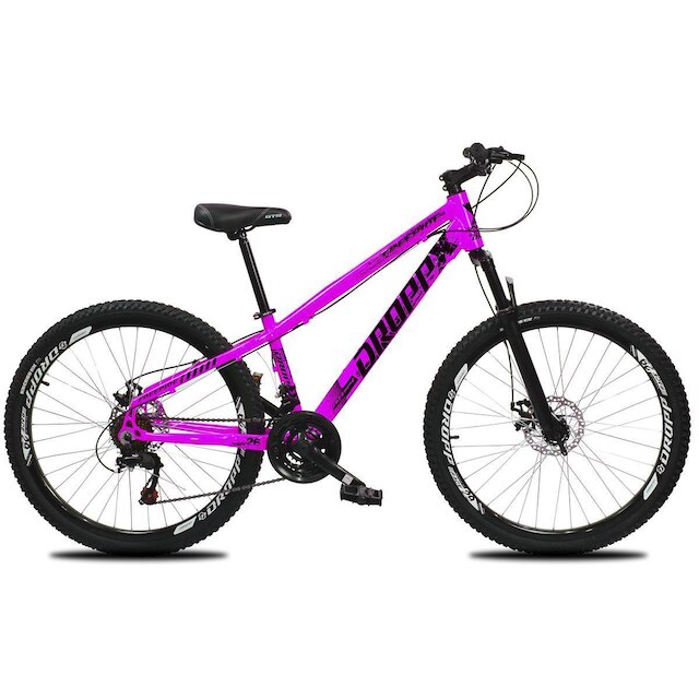 Bicicleta aro 26 Dropp Freeride Alumínio 21 Marchas Freios a disco supensão