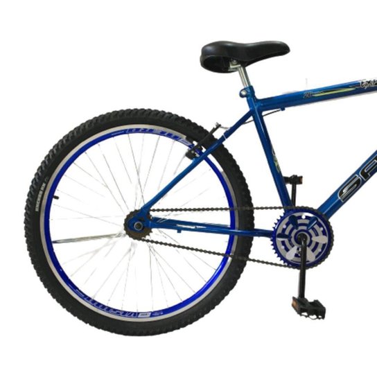 Bicicleta Aro 26 Masculina MTB Freio V Brake Aro Aero Reforçado Revisada e Lubrificada