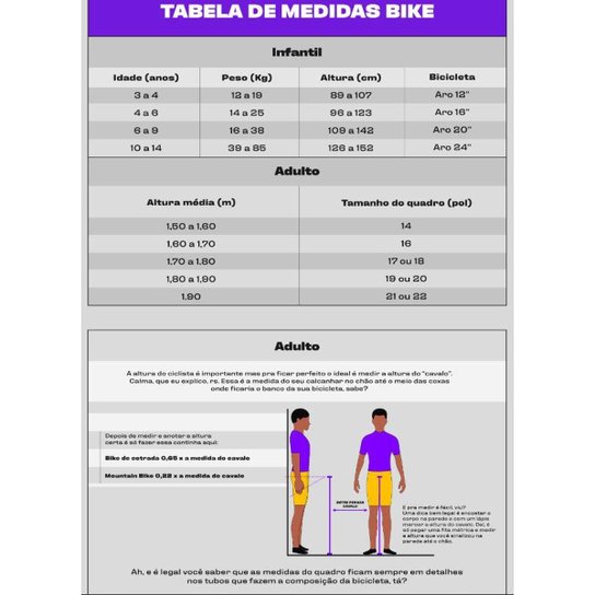 Bicicleta Aro 26 Masculina MTB Freio V Brake Aro Aero Reforçado Revisada e Lubrificada