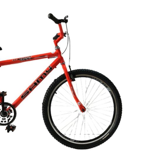 Bicicleta Aro 26 Masculina MTB Freio V Brake Aro Aero Reforçado Revisada e Lubrificada