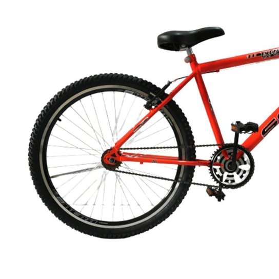 Bicicleta Aro 26 Masculina MTB Freio V Brake Aro Aero Reforçado Revisada e Lubrificada