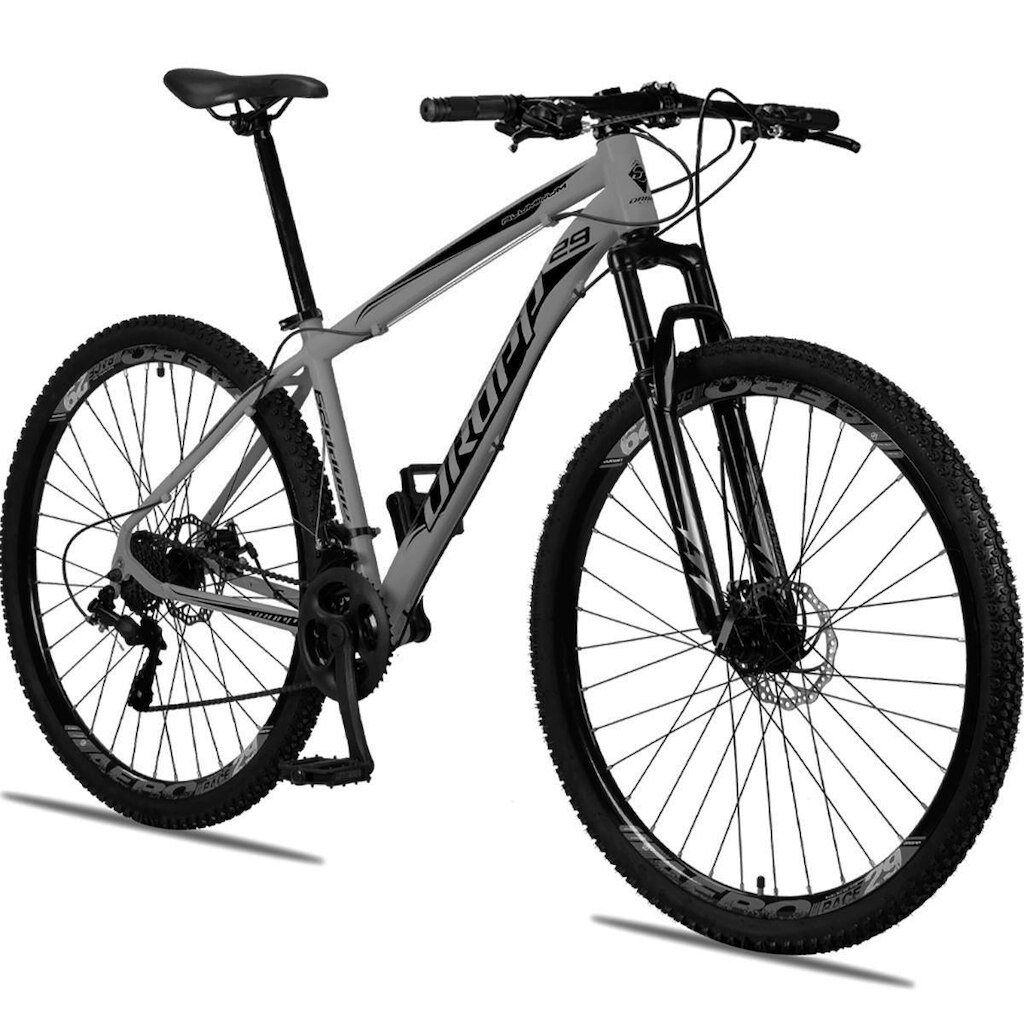 Bicicleta aro 29 Dropp Alumínio 21 Vel Marchas Freios a Disco Aluminum