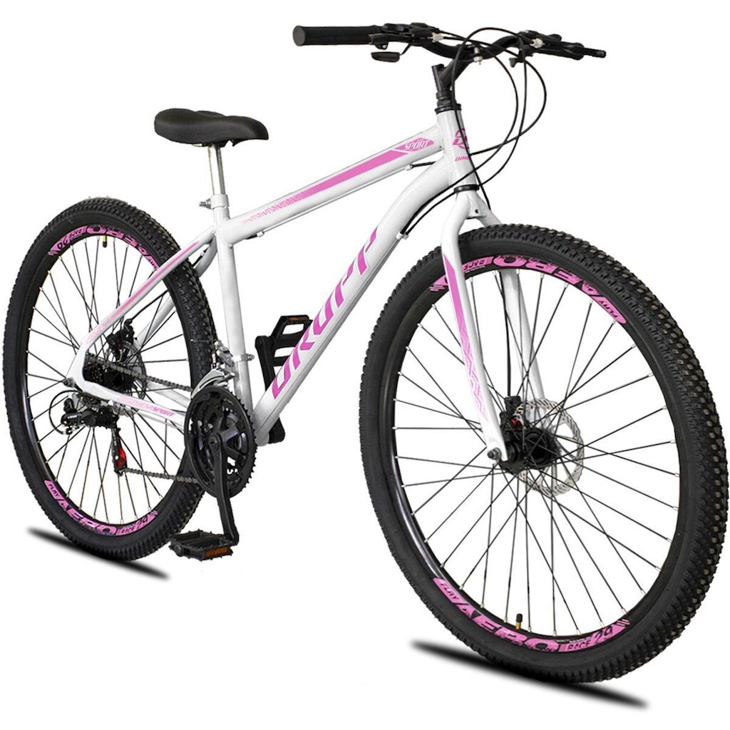 Bicicleta Aro 29 Dropp Sport Aero Aço Carbono 21 Vel Marchas Freio a Disco