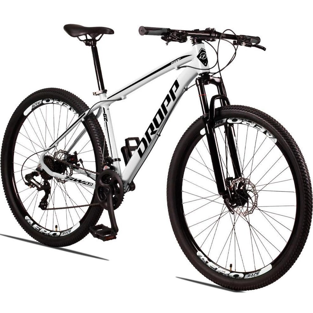 Bicicleta Aro 29 Dropp SW 24 Vel Câmbio Shimano Quadro Alumínio MTB