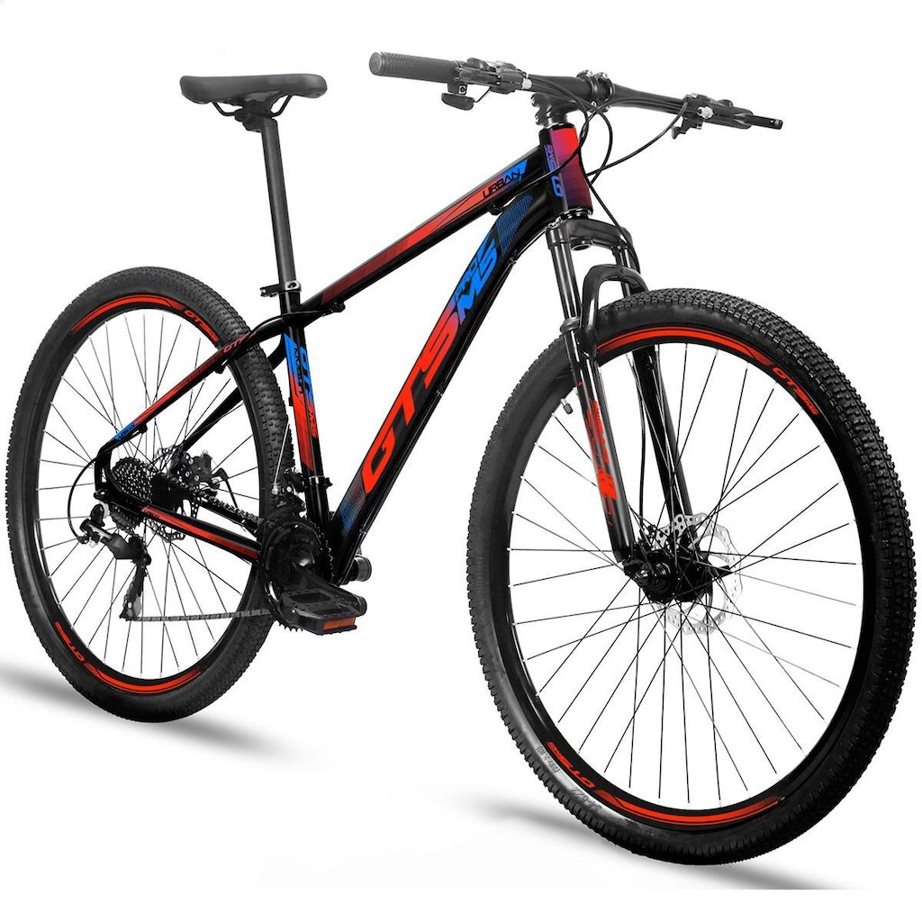Bicicleta Aro 29 GTSPROM5 Urban Câmbio Shimano Freio a Disco 21 Marchas