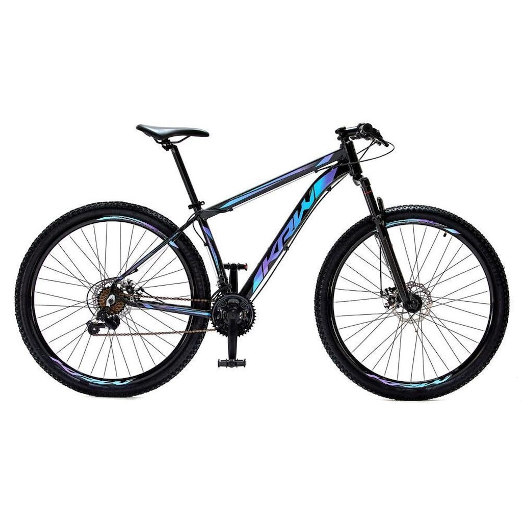 Bicicleta Aro 29 Krw Alumínio 27 Velocidades Freio a Disco Suspensão dianteira Mountain Bike S7