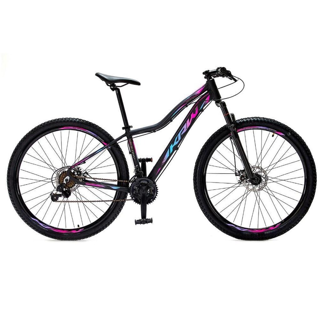 Bicicleta Aro 29 KRW Alumínio Shimano TZ 21 Vel Freio a Disco Ltx S21