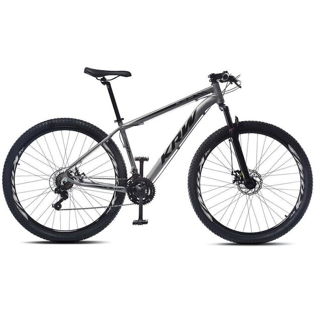 Bicicleta Aro 29 KRW Alumínio Shimano TZ 21 Vel Freio a Disco Ltx S21