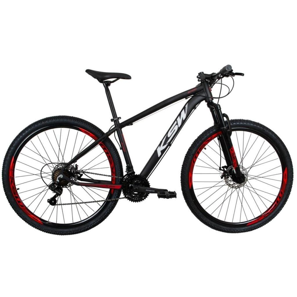 Bicicleta aro 29 KSW Câmbios Shimano 24V  Freio Hidraulico