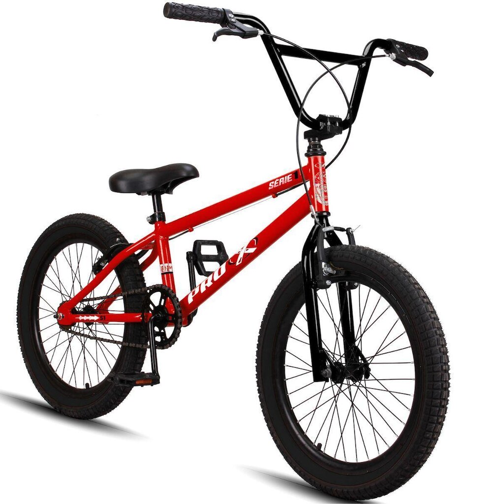 Bicicleta BMX Infantil aro 20 Pro-X Série 1 Vermelho