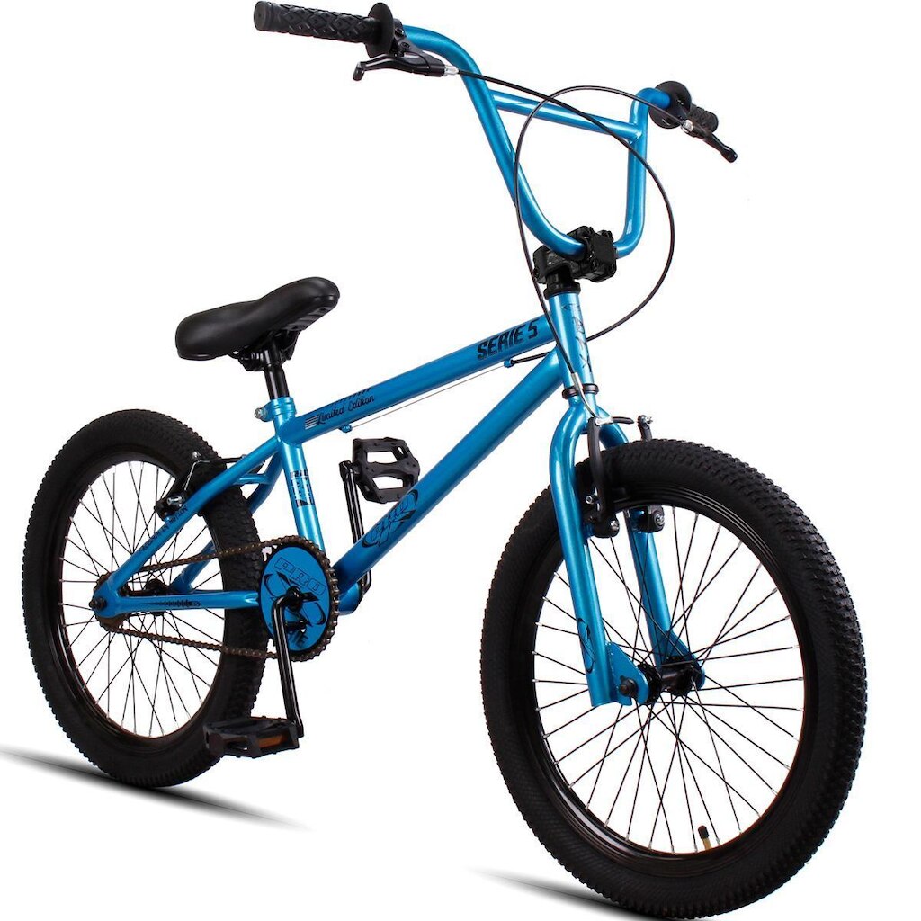 Bicicleta BMX Infantil aro 20 Pro-X Série 5 Azul
